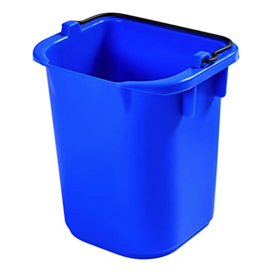 Commercial Products Heavy-Duty Cleaning Pail 5-Quart Blue Utility Bucket with Built-In Spout and Handle for House Cleaning/Stor
Commercial Products Heavy-Duty Cleaning Pail 5-Quart Blue Utility Bucket with Built-In Spout and Handle for House Cleaning/Stor