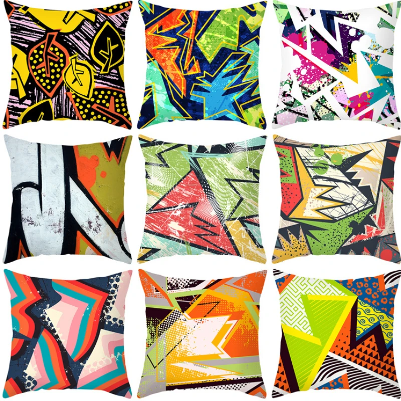Abstract Art Pillowcase Fashion Colorful Stripe Pillows Case Decor Home Bedroom Pillow Covers Decorative Sofa Luxury Decor 45x45
Abstract Art Pillowcase Fashion Colorful Stripe Pillows Case Decor Home Bedroom Pillow Covers Decorative Sofa Luxury Decor 45x45