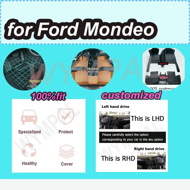 Роскошные автомобильные коврики для Ford Mondeo Fusion Mk V 4 2013 ~ 2016 г., противогрязевые накладки, аксессуары для ковриков
Роскошные автомобильные коврики для Ford Mondeo Fusion Mk V 4 2013 ~ 2016 г., противогрязевые накладки, аксессуары для ковриков