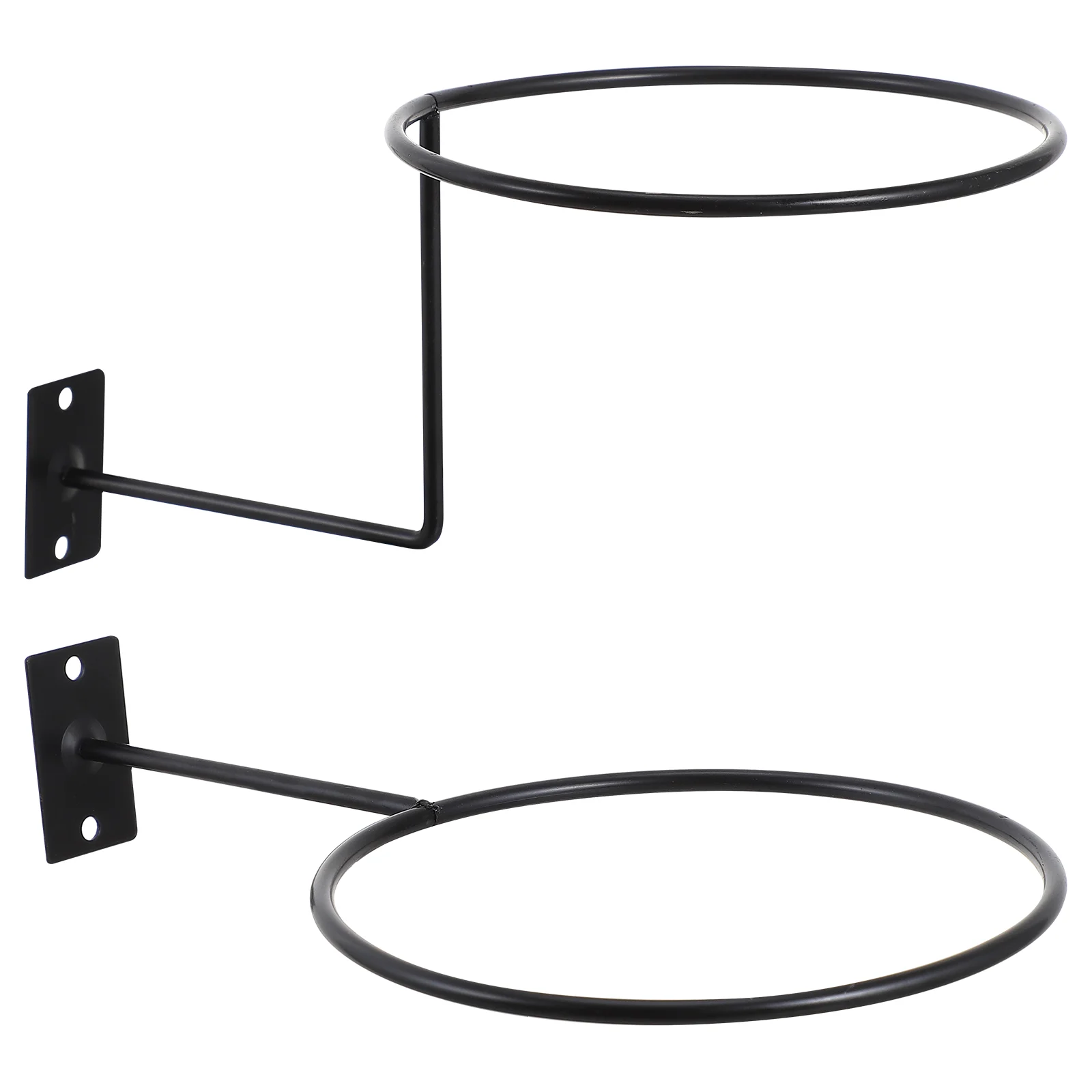 2 Pcs Ball Racks for Garage Display Stand Brackets Wall Football Holders Metal Black Shelf
2 Pcs Ball Racks for Garage Display Stand Brackets Wall Football Holders Metal Black Shelf