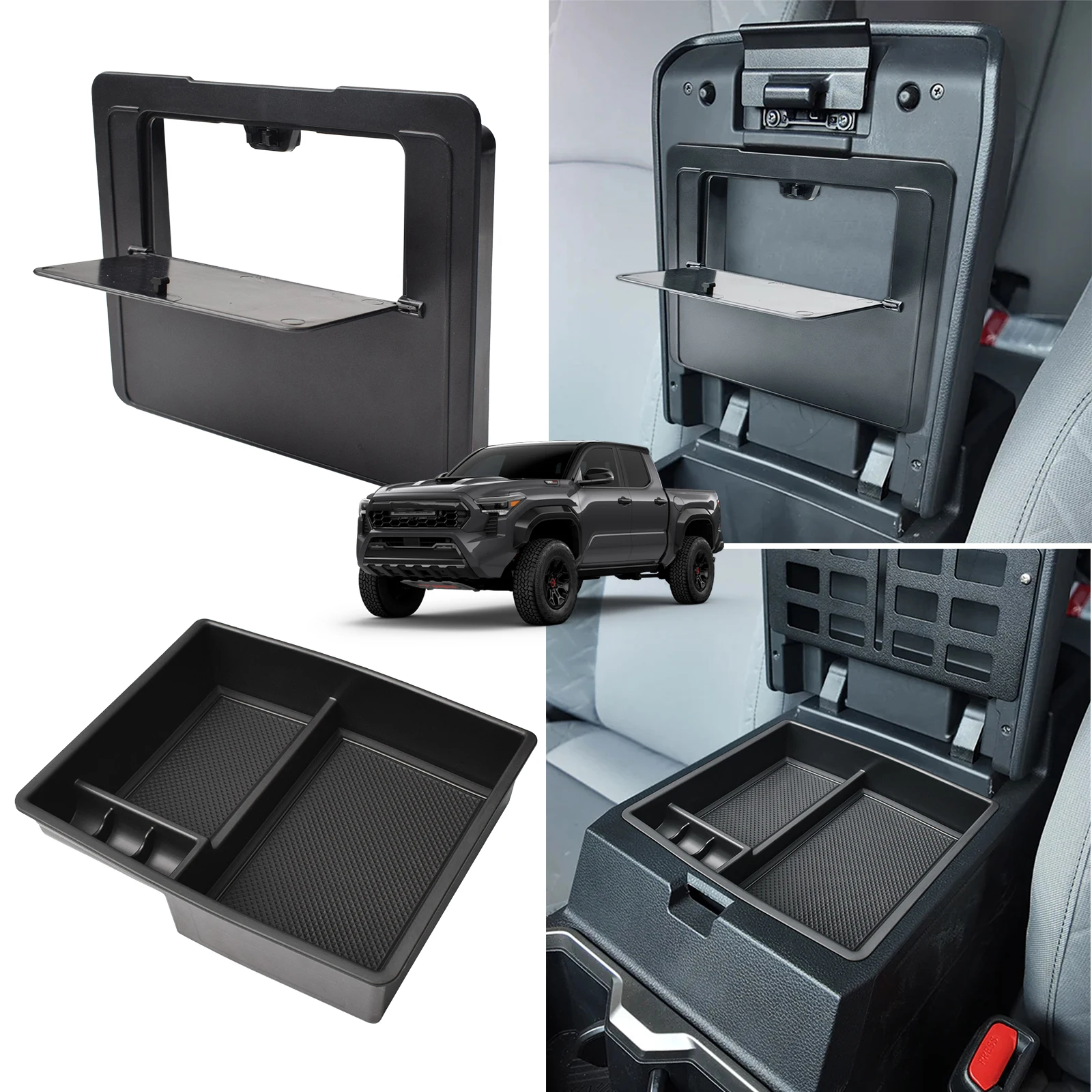 2PCS Armrest Hidden Box Tray Center Console Organizer for 2024 2025 Toyota Tacoma Toyota 4Runner Interior Storage Accessories
2PCS Armrest Hidden Box Tray Center Console Organizer for 2024 2025 Toyota Tacoma Toyota 4Runner Interior Storage Accessories