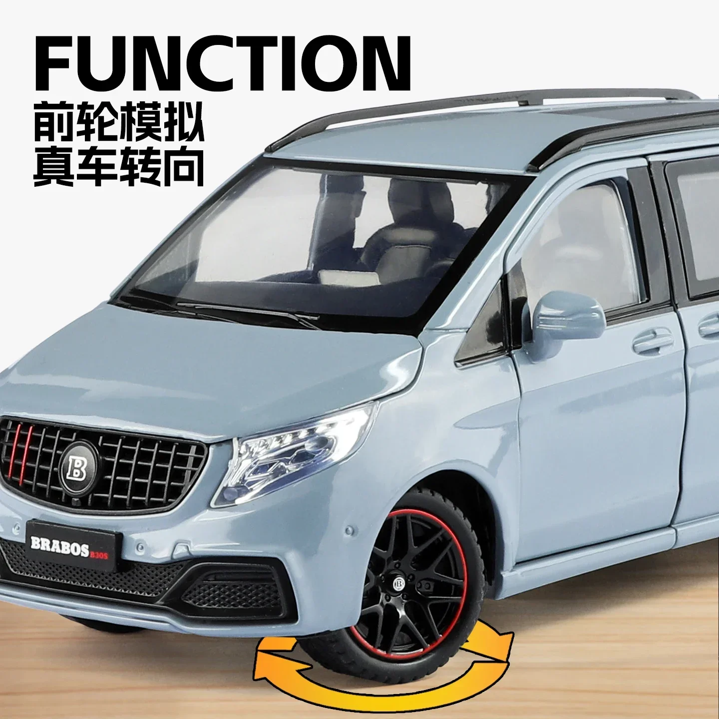 Benz V-Class B30 1:24 Diecast Alloy Model Car - Metal MPV Toy Vehicle with Sound & Light - Premium Home Decor & Office
Benz V-Class B30 1:24 Diecast Alloy Model Car - Metal MPV Toy Vehicle with Sound & Light - Premium Home Decor & Office