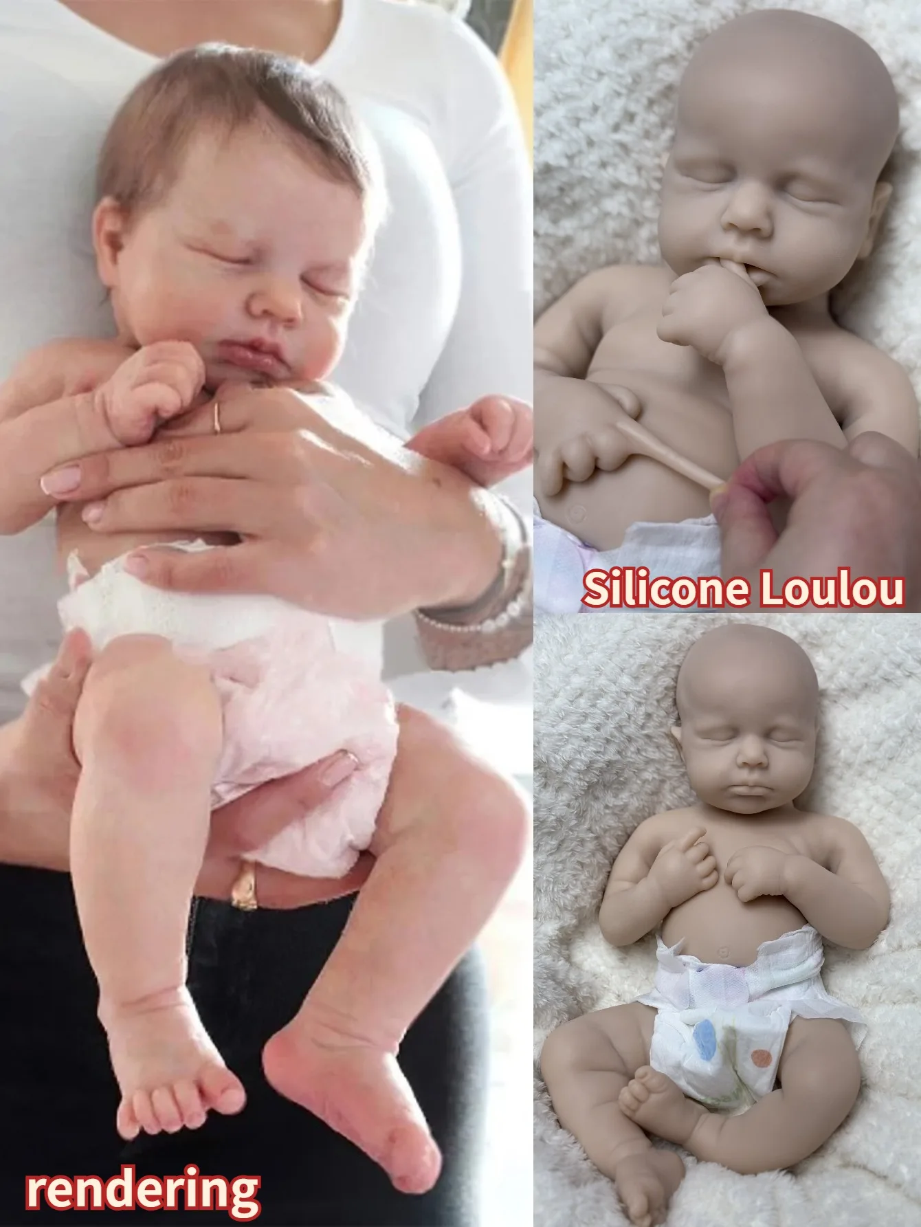Можно открыть рот, 19 дюймов, 47 см, силиконовая кукла Loulou для всего тела, неокрашенная силиконовая кукла для девочек, мягкая на ощупь кукла для новорожденного Bebe
Можно открыть рот, 19 дюймов, 47 см, силиконовая кукла Loulou для всего тела, неокрашенная силиконовая кукла для девочек, мягкая на ощупь кукла для новорожденного Bebe
