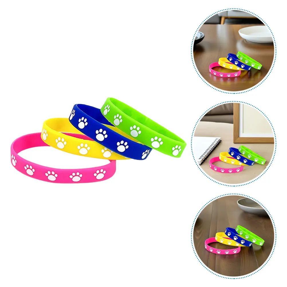 32Pcs Dog Paw Silicone Wristbands Waterproof Stylish Accessory for Birthday Gifts 
32Pcs Dog Paw Silicone Wristbands Waterproof Stylish Accessory for Birthday Gifts