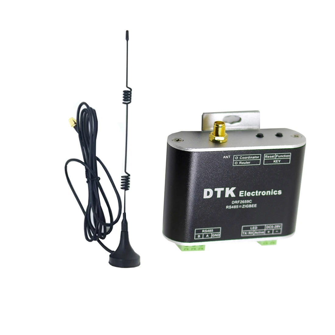 Беспроводной Модуль RS485 ZigBee, чип CC2630 передачи 1,6 км, DRF2659C (присоска антенны)
Беспроводной Модуль RS485 ZigBee, чип CC2630 передачи 1,6 км, DRF2659C (присоска антенны)