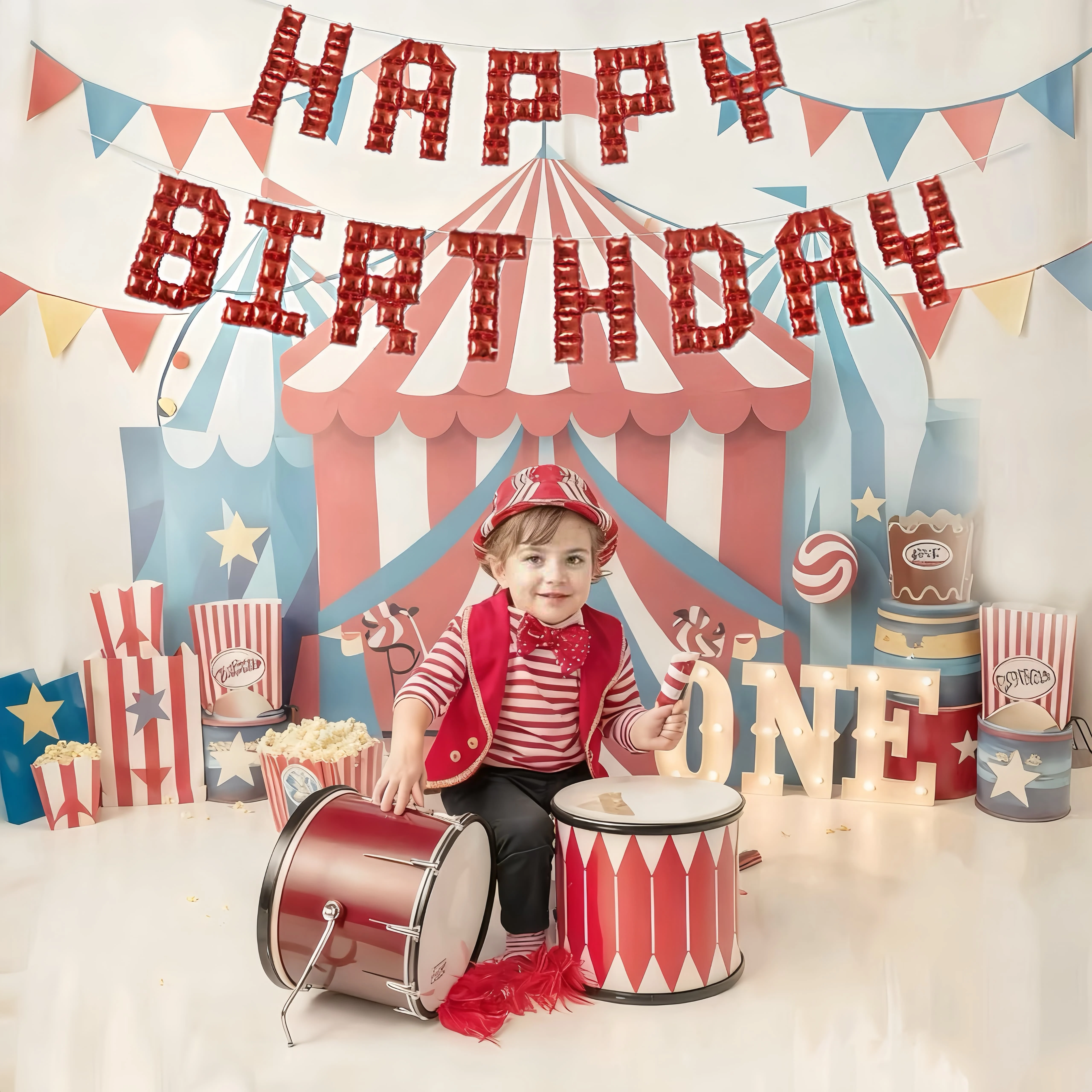 Red Blocks Happy Birthday Banner Kit 16 Inch Foil Letter Mylar Balloon Birthday Party Decorations Supplies for Kids Adults 
Red Blocks Happy Birthday Banner Kit 16 Inch Foil Letter Mylar Balloon Birthday Party Decorations Supplies for Kids Adults