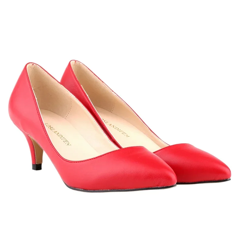 Classic Sexy Pointed Toes Women Pumps Solid Color 5cm Low Med Kitten High Heels Spring Brand Design Dress Wedding Shoes Big Size
Classic Sexy Pointed Toes Women Pumps Solid Color 5cm Low Med Kitten High Heels Spring Brand Design Dress Wedding Shoes Big Size