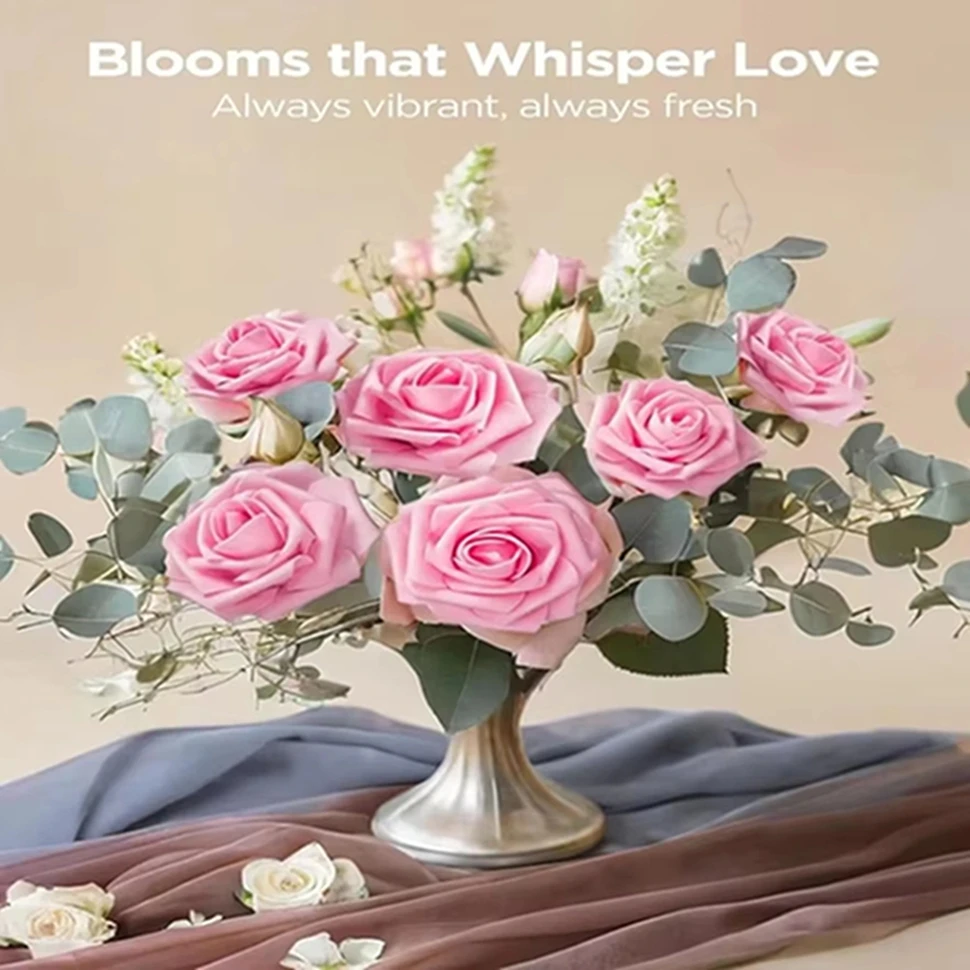PE Foam Roses Artificial Flowers Valentine's Day Wedding Bride Bouquet Decora Accessory Garland Home Outdoor Yard Party Holiday
PE Foam Roses Artificial Flowers Valentine's Day Wedding Bride Bouquet Decora Accessory Garland Home Outdoor Yard Party Holiday