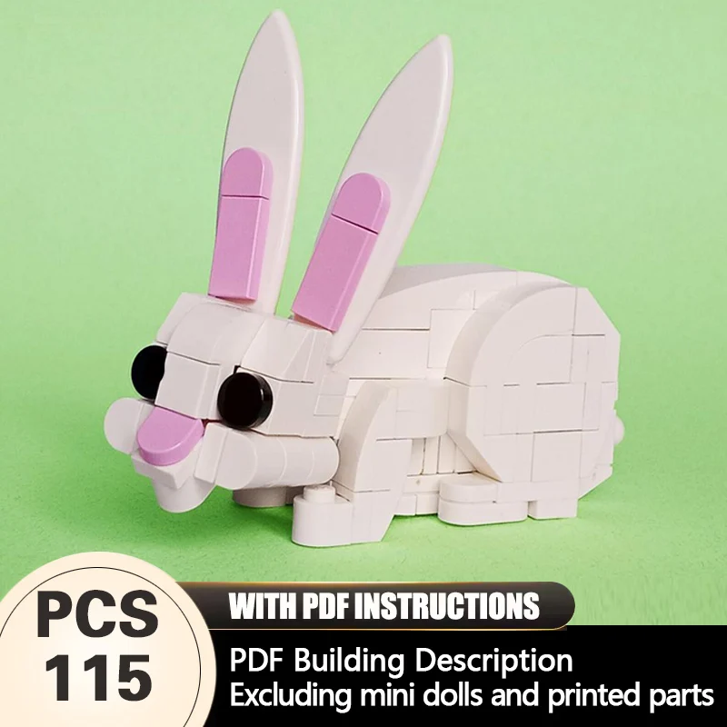 Creators Animal Series Model MOC Building Bricks Cute Bunny Modular Technology Gifts Holiday Assemble Children Toys Suit
Creators Animal Series Model MOC Building Bricks Cute Bunny Modular Technology Gifts Holiday Assemble Children Toys Suit