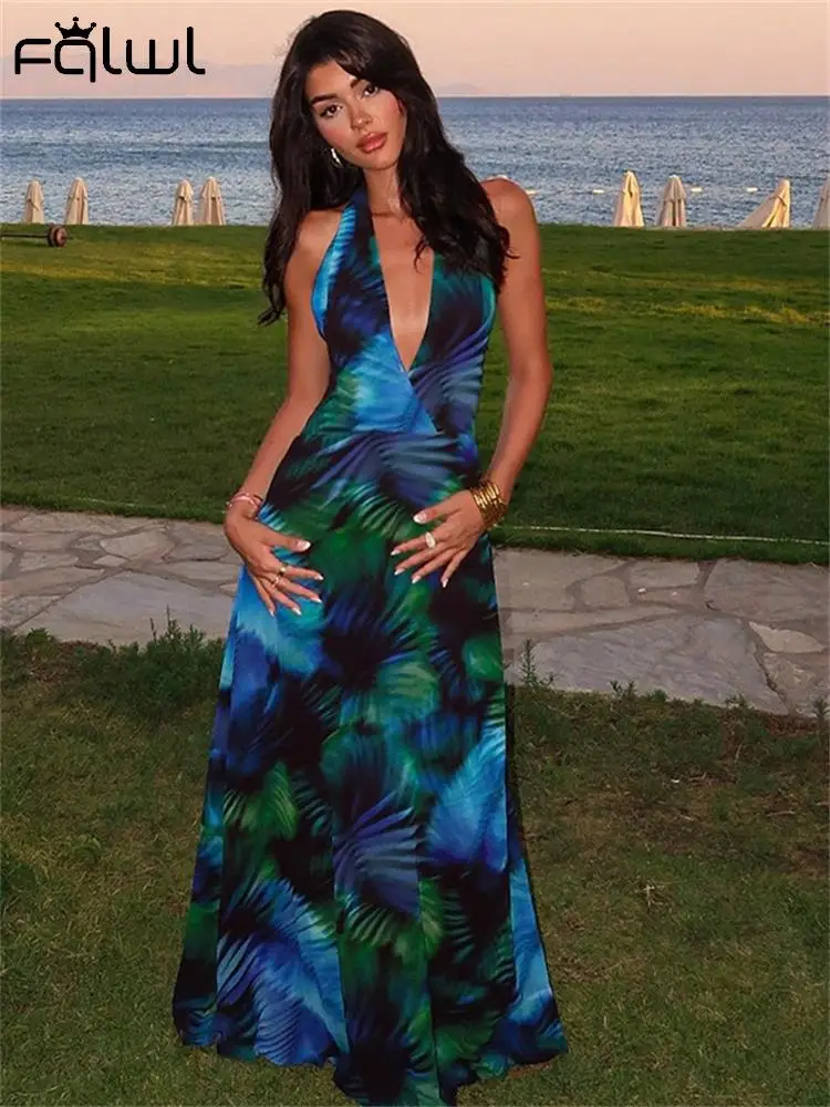 Habbris Green Sexy Halter Backless Long Dress Party Club Outfits For Women 2023 Fall Sleeveless Print Maxi Dress Vacation Beach
Habbris Green Sexy Halter Backless Long Dress Party Club Outfits For Women 2023 Fall Sleeveless Print Maxi Dress Vacation Beach