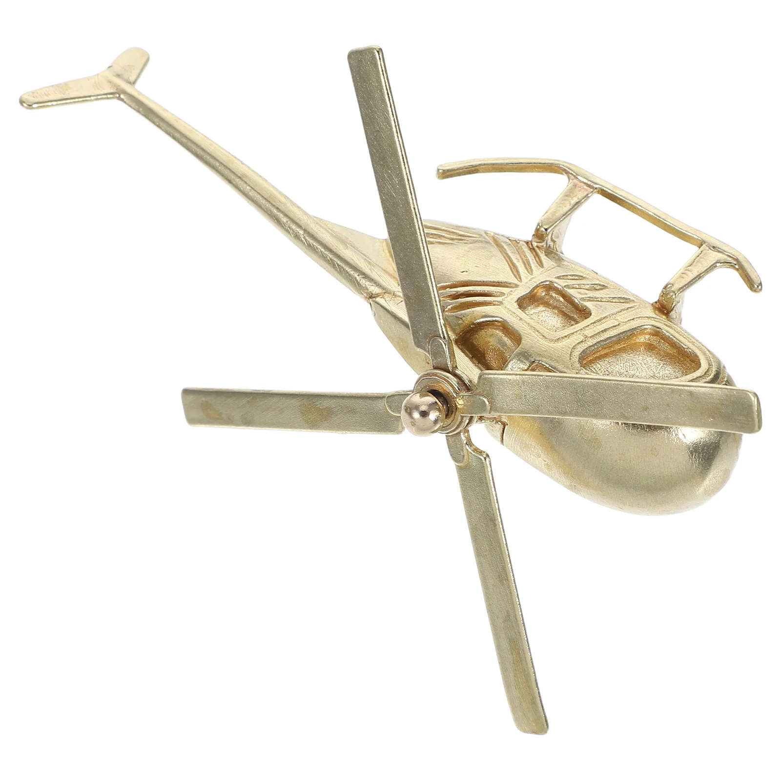 Miniature Brass Helicopter Retro Airplane Sculpture Vintage Desktop Home Office Shelf Display Decoration
Miniature Brass Helicopter Retro Airplane Sculpture Vintage Desktop Home Office Shelf Display Decoration