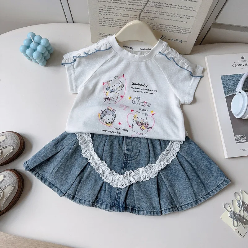 Kids' Summer Style Pretty kids' sets and outfits for Sweet Girls 2PCS SETS Roupas Infantil Menina Short Sleeve Top + Shorts
Kids' Summer Style Pretty kids' sets and outfits for Sweet Girls 2PCS SETS Roupas Infantil Menina Short Sleeve Top + Shorts