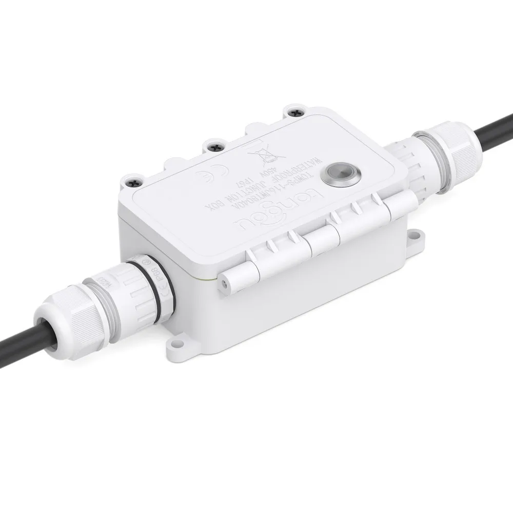 Outdoor IP67 Waterproof Junction Box WiFi Smart Switch Power Monitoring 1-16A Adjustable Timer Voltage & Current Protection
Outdoor IP67 Waterproof Junction Box WiFi Smart Switch Power Monitoring 1-16A Adjustable Timer Voltage & Current Protection