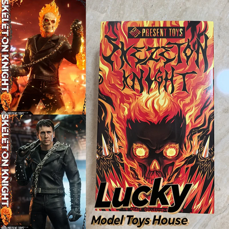 1/6 Skeleton Knight Man Action Figure Collection Burning Flame Head Sculpt Chain Ornament Present Toys Pt-sp59 12" Soldier Model
1/6 Skeleton Knight Man Action Figure Collection Burning Flame Head Sculpt Chain Ornament Present Toys Pt-sp59 12" Soldier Model