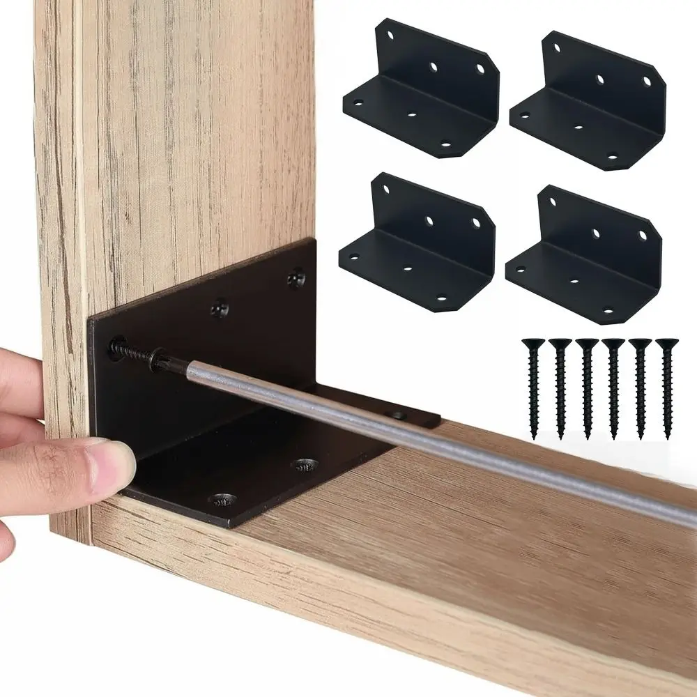 Wood Bracket Strong Metal Right Angle L Bracket Porous Design Enhanced Stability 90 Degree Corner Brace L Angle Brackets Roof
Wood Bracket Strong Metal Right Angle L Bracket Porous Design Enhanced Stability 90 Degree Corner Brace L Angle Brackets Roof