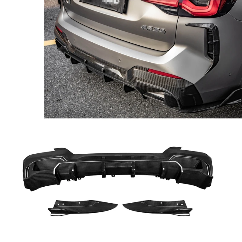 G08 Diffuser SQ style Dry Carbon Fiber Rear Bumper Diffuser Splitters Canards For BMW IX3 G08 BEV LCI 2022-IN G08 Diffuser
G08 Diffuser SQ style Dry Carbon Fiber Rear Bumper Diffuser Splitters Canards For BMW IX3 G08 BEV LCI 2022-IN G08 Diffuser