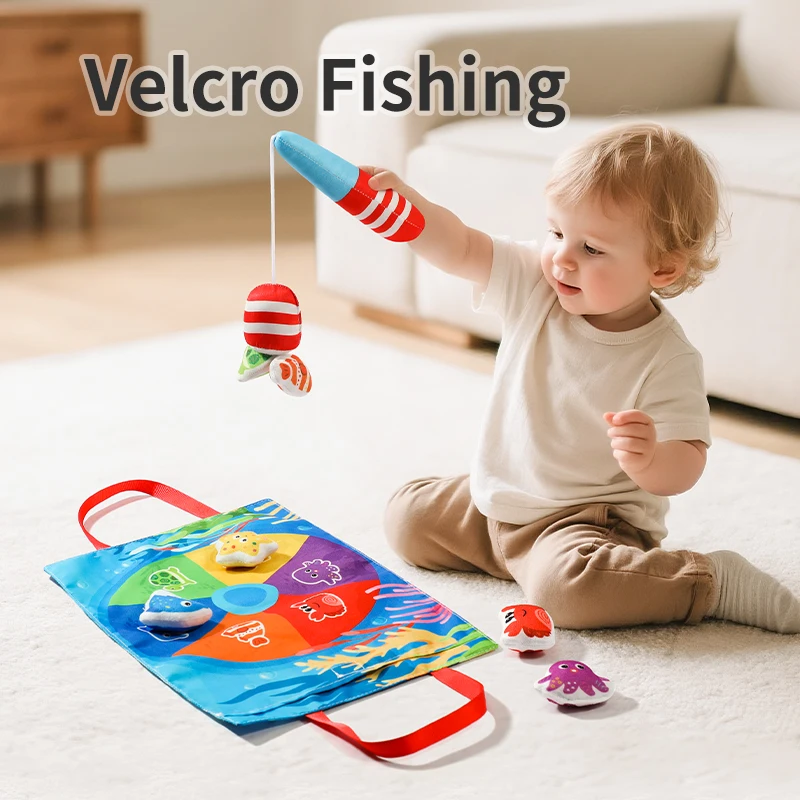 Montessori Children's Fishing Toy Soft Funny Fabric Craft Fishing Game Baby Toy Educational Early Education Sets Holiday Gift
Montessori Children's Fishing Toy Soft Funny Fabric Craft Fishing Game Baby Toy Educational Early Education Sets Holiday Gift
