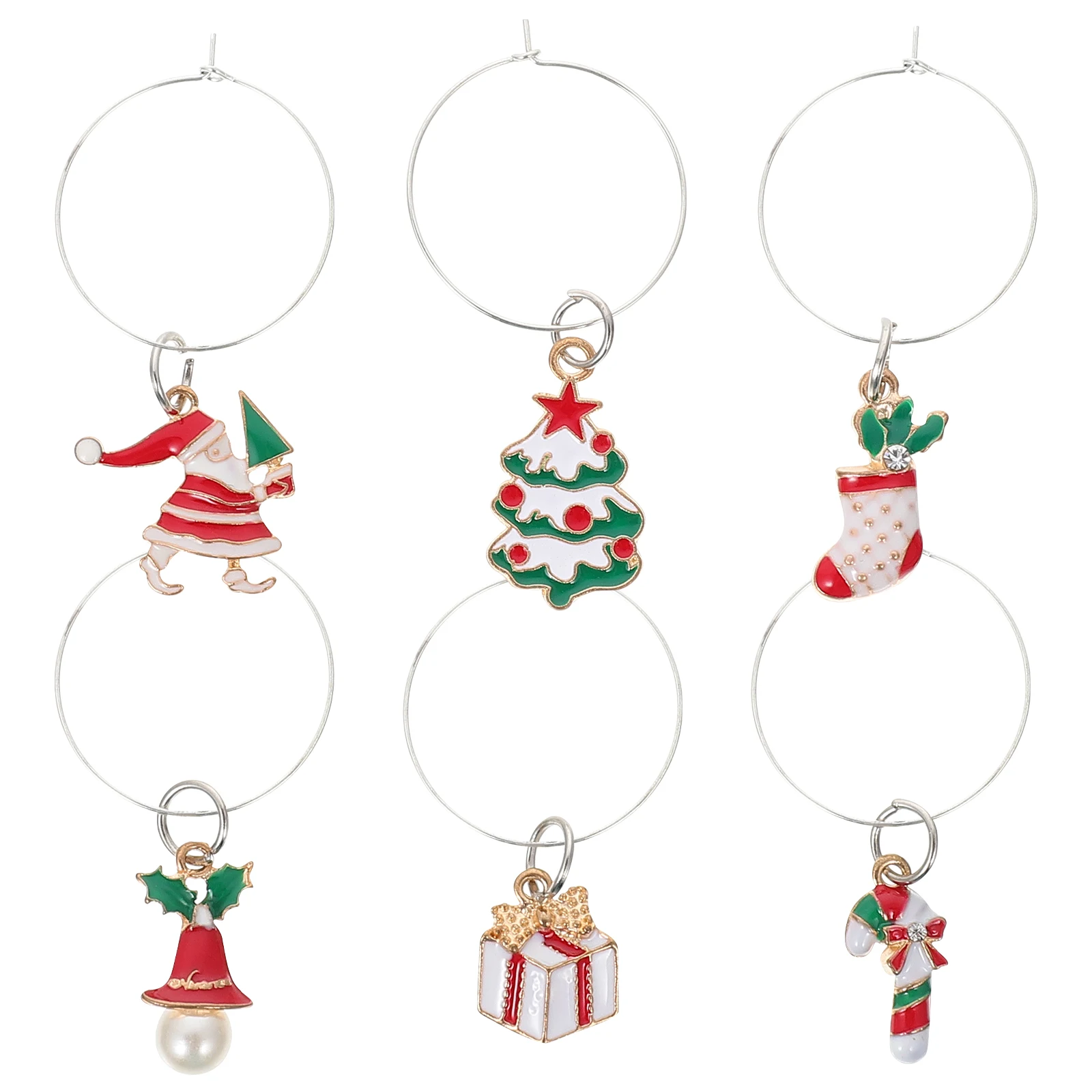 6 Pcs Christmas Glass Markers Drink Tags Eco Friendly Iron Material Cup Signs Bar Tools Party Decorations
6 Pcs Christmas Glass Markers Drink Tags Eco Friendly Iron Material Cup Signs Bar Tools Party Decorations