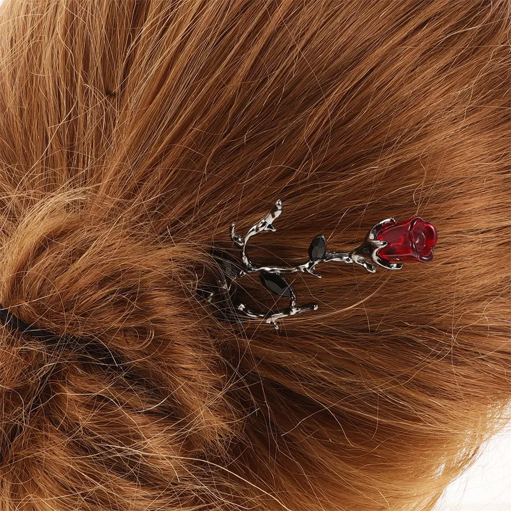 2Pcs Rose Flower Hair Chopsticks Chinese Hair Pin Classic Retro Hairpin for Women Secure Bun Hairstyle Accessories Long Pins
2Pcs Rose Flower Hair Chopsticks Chinese Hair Pin Classic Retro Hairpin for Women Secure Bun Hairstyle Accessories Long Pins