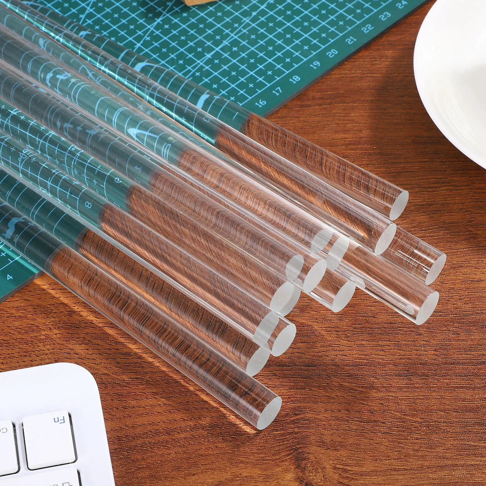 15pcs Transparent Acrylic Rods For Cake Pops Lollipop Sticks Clear Dowel For Diy Candy Craft Cupcake Toppers Party Decor
15pcs Transparent Acrylic Rods For Cake Pops Lollipop Sticks Clear Dowel For Diy Candy Craft Cupcake Toppers Party Decor