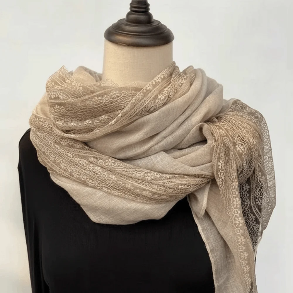 Versatile Linen Scarf Elegant Breathable Cotton Scarf Thin Sun Protection Shoulder Wrap Summer Spring Autumn for Women
Versatile Linen Scarf Elegant Breathable Cotton Scarf Thin Sun Protection Shoulder Wrap Summer Spring Autumn for Women