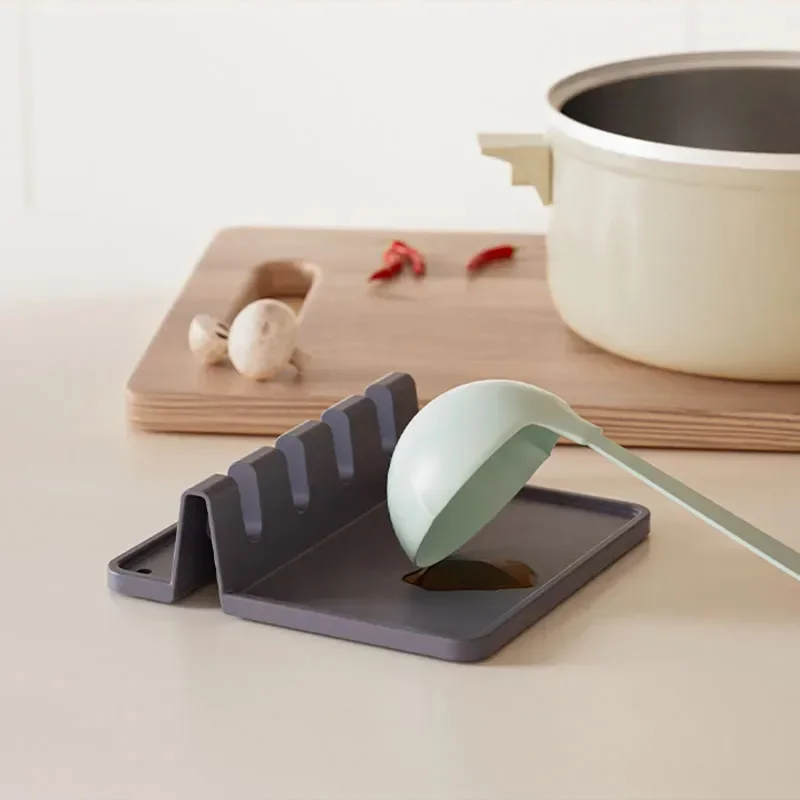 Silicone Tableware Drying Kitchen Utensil Rack Rest Holders Fork Spatula Multifunctional Shelf Organizer Non-Slip Storage Pad
Silicone Tableware Drying Kitchen Utensil Rack Rest Holders Fork Spatula Multifunctional Shelf Organizer Non-Slip Storage Pad
