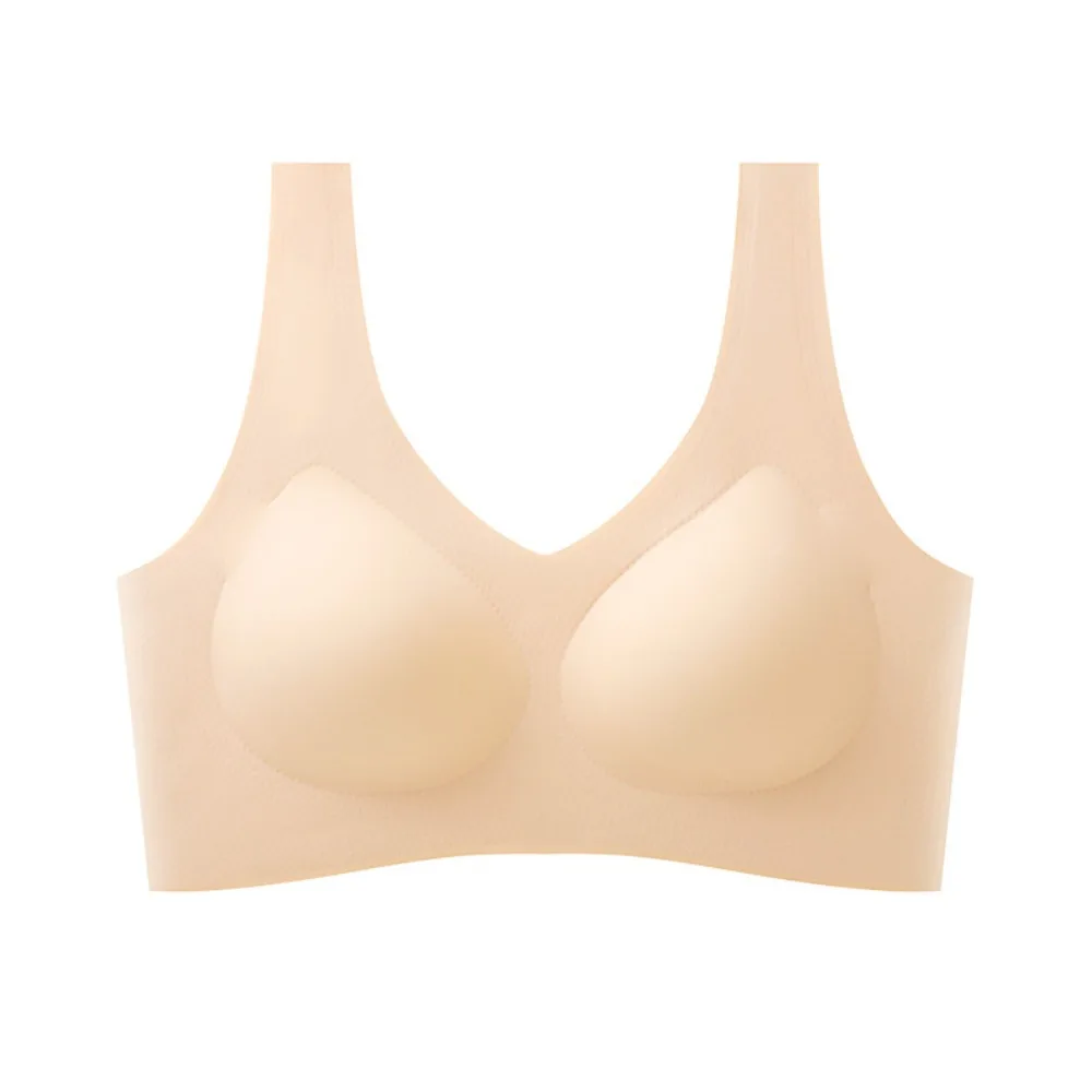Sweet Close-fitting Seamless Bra Shockproof Lingerie Wireless Bra Beautiful Back Anti-sagging Deep V Brassiere Girls
Sweet Close-fitting Seamless Bra Shockproof Lingerie Wireless Bra Beautiful Back Anti-sagging Deep V Brassiere Girls