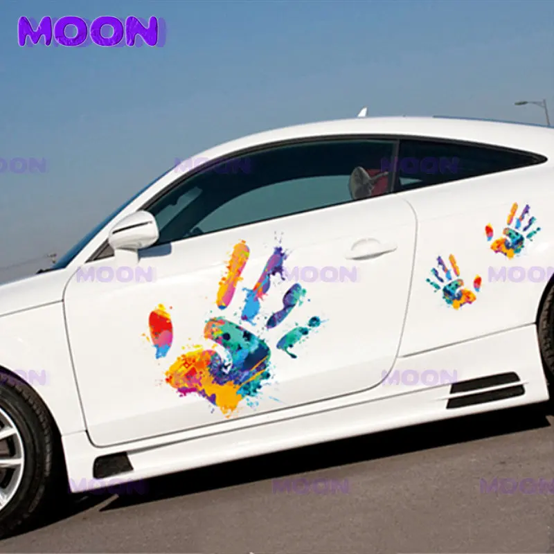 Colorful Graffiti Car Stickers Auto Products Painted Rainbow Palm Decals For Auto Car Hood Decoration Creative Car Accessories
Colorful Graffiti Car Stickers Auto Products Painted Rainbow Palm Decals For Auto Car Hood Decoration Creative Car Accessories