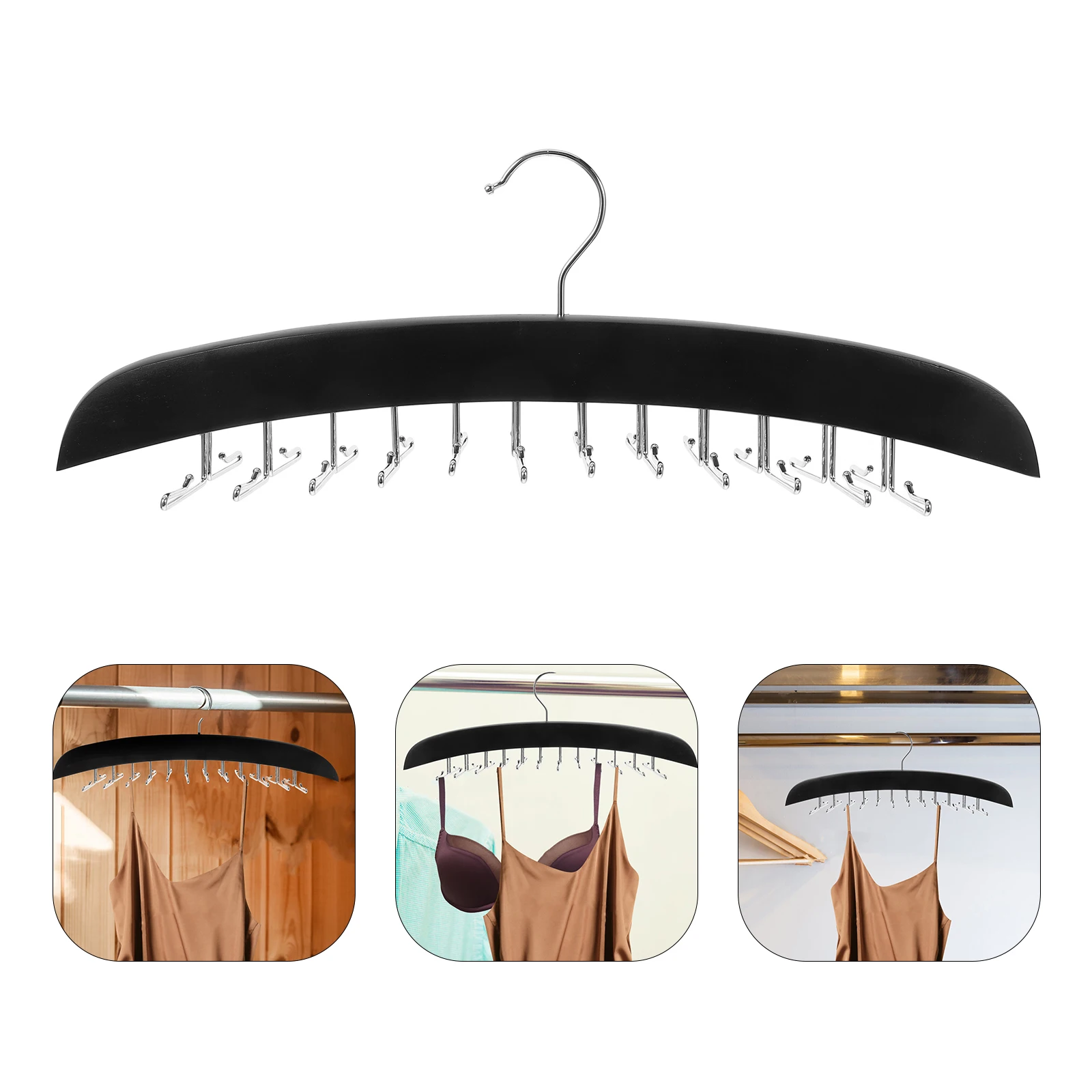 Multifunctional Wooden Scarf Tie Organizer Belt Holder For Closet Space-Saving Tank Top Hanger Iron Design Elegant
Multifunctional Wooden Scarf Tie Organizer Belt Holder For Closet Space-Saving Tank Top Hanger Iron Design Elegant