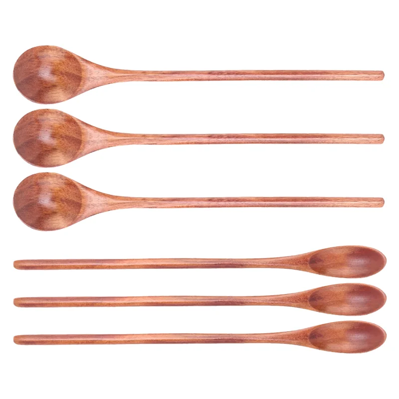 Practical-6 Pcs Wooden Coffee Spoon Long Handle Wooden Mixing Spoon Wooden Teaspoon Manual Wooden Mixing Spoon For Kitchen Mixin
Practical-6 Pcs Wooden Coffee Spoon Long Handle Wooden Mixing Spoon Wooden Teaspoon Manual Wooden Mixing Spoon For Kitchen Mixin