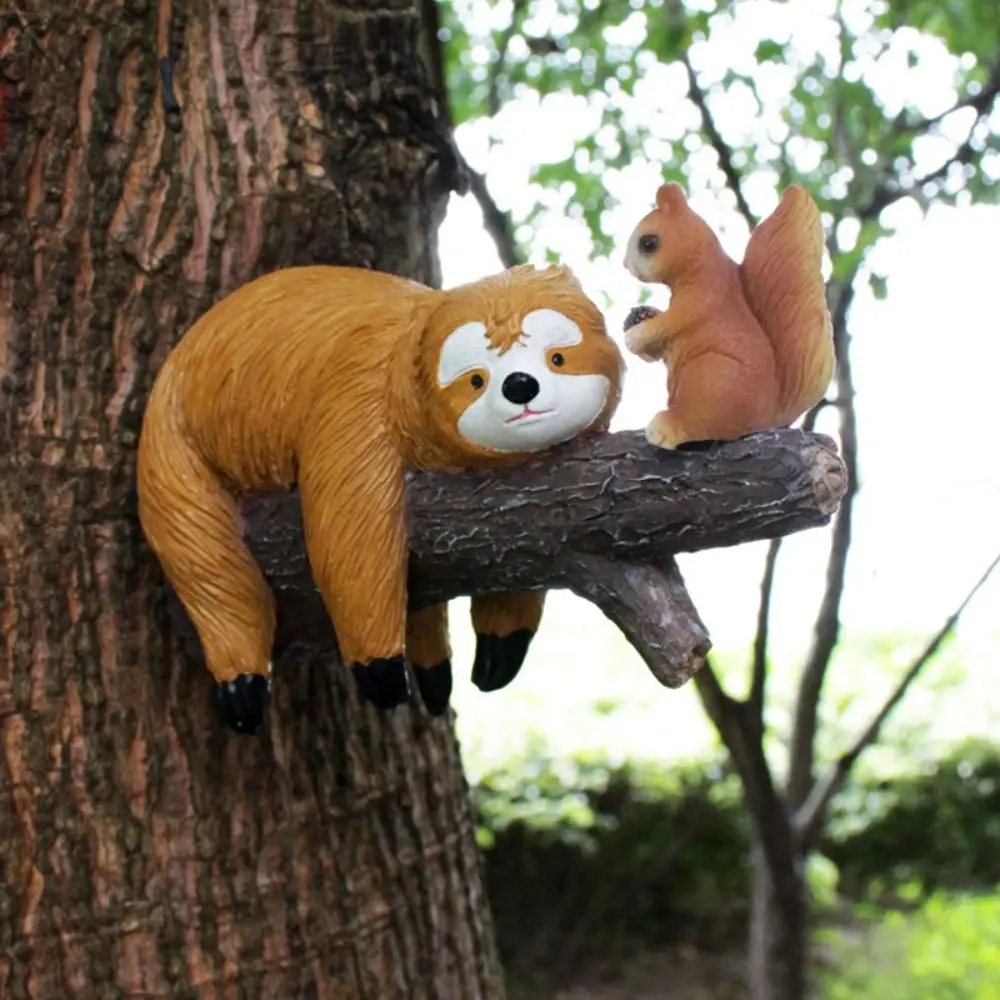 Resin Sloth and Squirrel Tree Hanging Cute Creative Tree Decorations Pendant Waterproof Simulated Animal Ornaments Statue Table
Resin Sloth and Squirrel Tree Hanging Cute Creative Tree Decorations Pendant Waterproof Simulated Animal Ornaments Statue Table