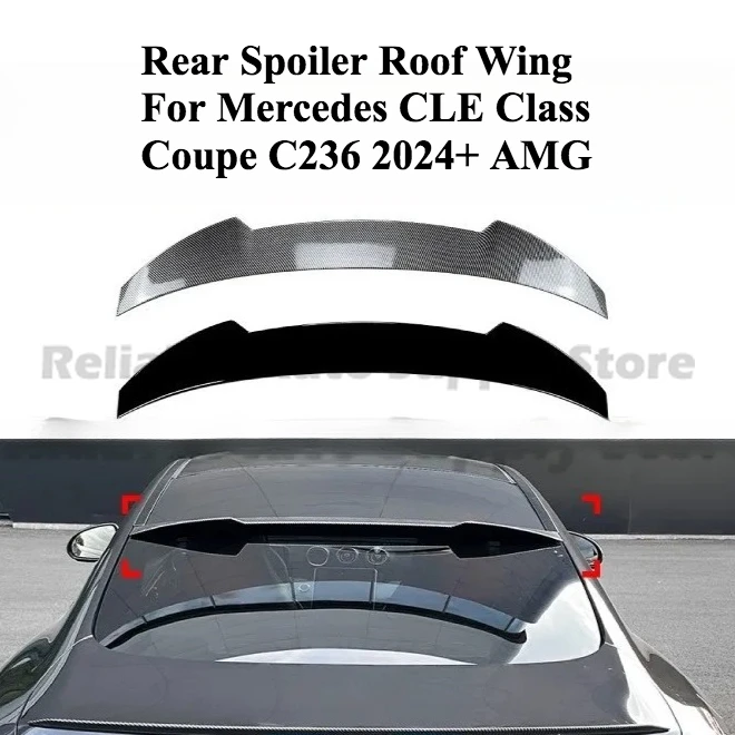 Rear Spoiler Roof Wing For Mercedes CLE Class Coupe C236 2024+ AMG Diffuser Carbon Fiber Style Performance Upgrade Aerodynamic B
Rear Spoiler Roof Wing For Mercedes CLE Class Coupe C236 2024+ AMG Diffuser Carbon Fiber Style Performance Upgrade Aerodynamic B