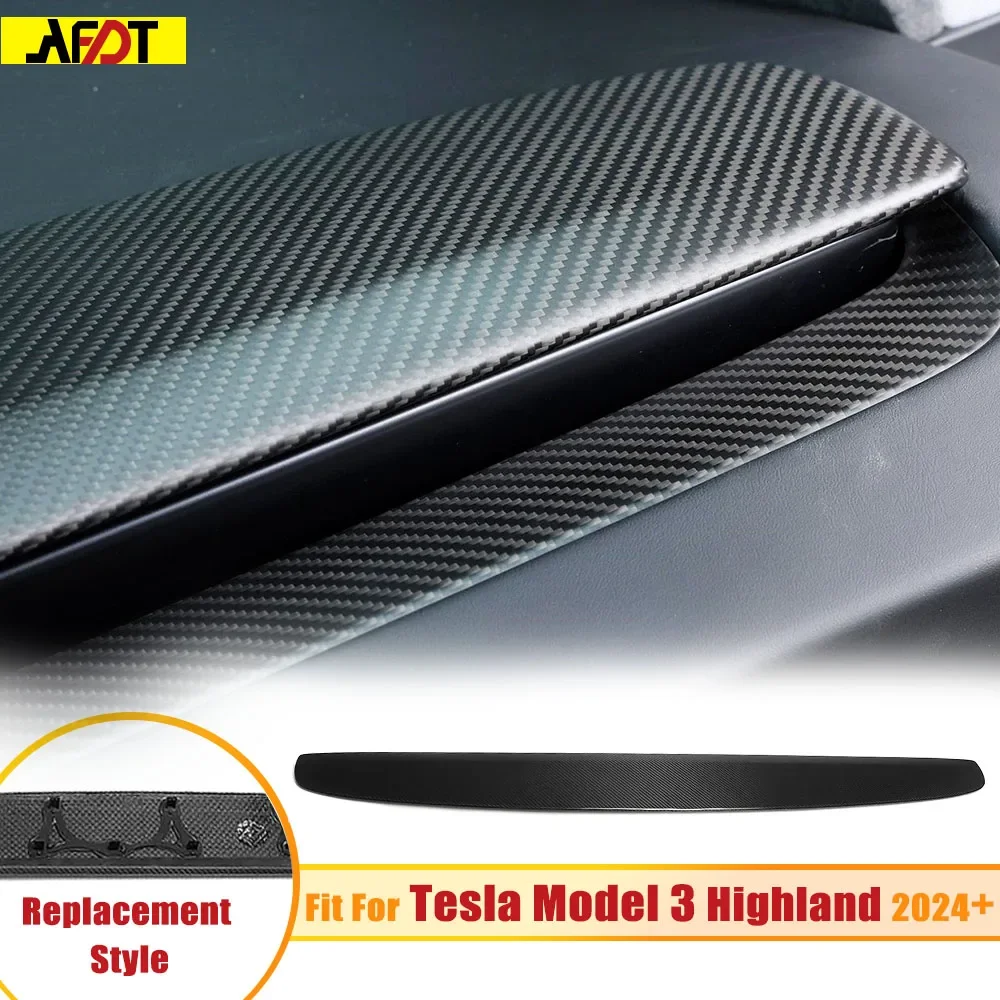 Для Tesla Model 3 Highland 2023 2024, центральная консоль из углеродного волокна, отделка приборной панели, сменные аксессуары для салона автомобиля
Для Tesla Model 3 Highland 2023 2024, центральная консоль из углеродного волокна, отделка приборной панели, сменные аксессуары для салона автомобиля