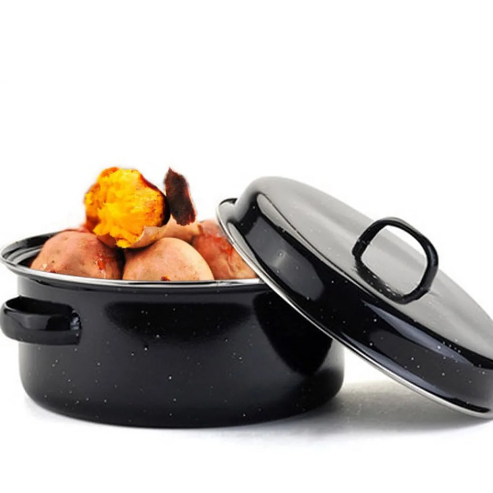 Roasted Pot Sweet Potato Baking Pan 1 Set Covered Round Roaster Baking Pans Lids Kitchen BBQ Tools Sweet Potato Baker
Roasted Pot Sweet Potato Baking Pan 1 Set Covered Round Roaster Baking Pans Lids Kitchen BBQ Tools Sweet Potato Baker