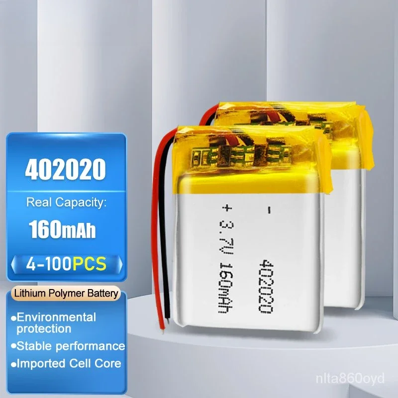 402023 160mAh 3.7V Rechargeable Lithium Polymer Battery For Bluetooth Smart Watch GPS MP3 MP4 DVD Bluetooth Headset Hearin
402023 160mAh 3.7V Rechargeable Lithium Polymer Battery For Bluetooth Smart Watch GPS MP3 MP4 DVD Bluetooth Headset Hearin