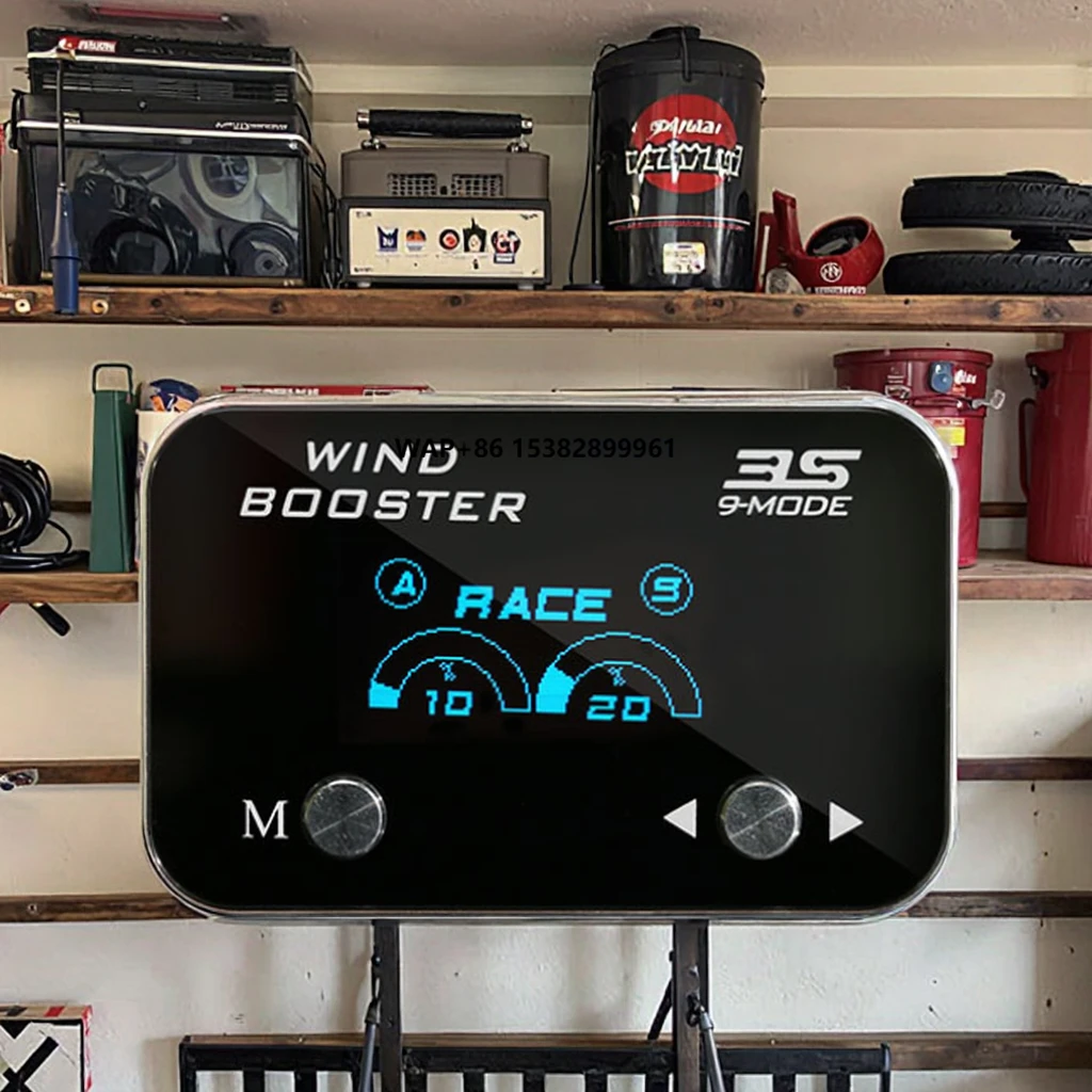 Wind Booster 3s Car Electronic Speedometer Cruise Throttle Controller 9 Drive Throttle Controller for All Car Tuning Parts
Wind Booster 3s Car Electronic Speedometer Cruise Throttle Controller 9 Drive Throttle Controller for All Car Tuning Parts