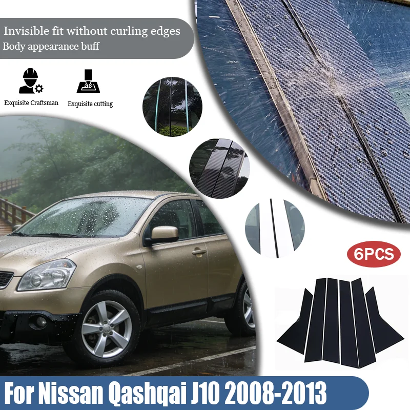 For Nissan Qashqai J10 2008-2013 Door Window Decoration Trims Pillar Posts Stickers Center pillar sticker
For Nissan Qashqai J10 2008-2013 Door Window Decoration Trims Pillar Posts Stickers Center pillar sticker