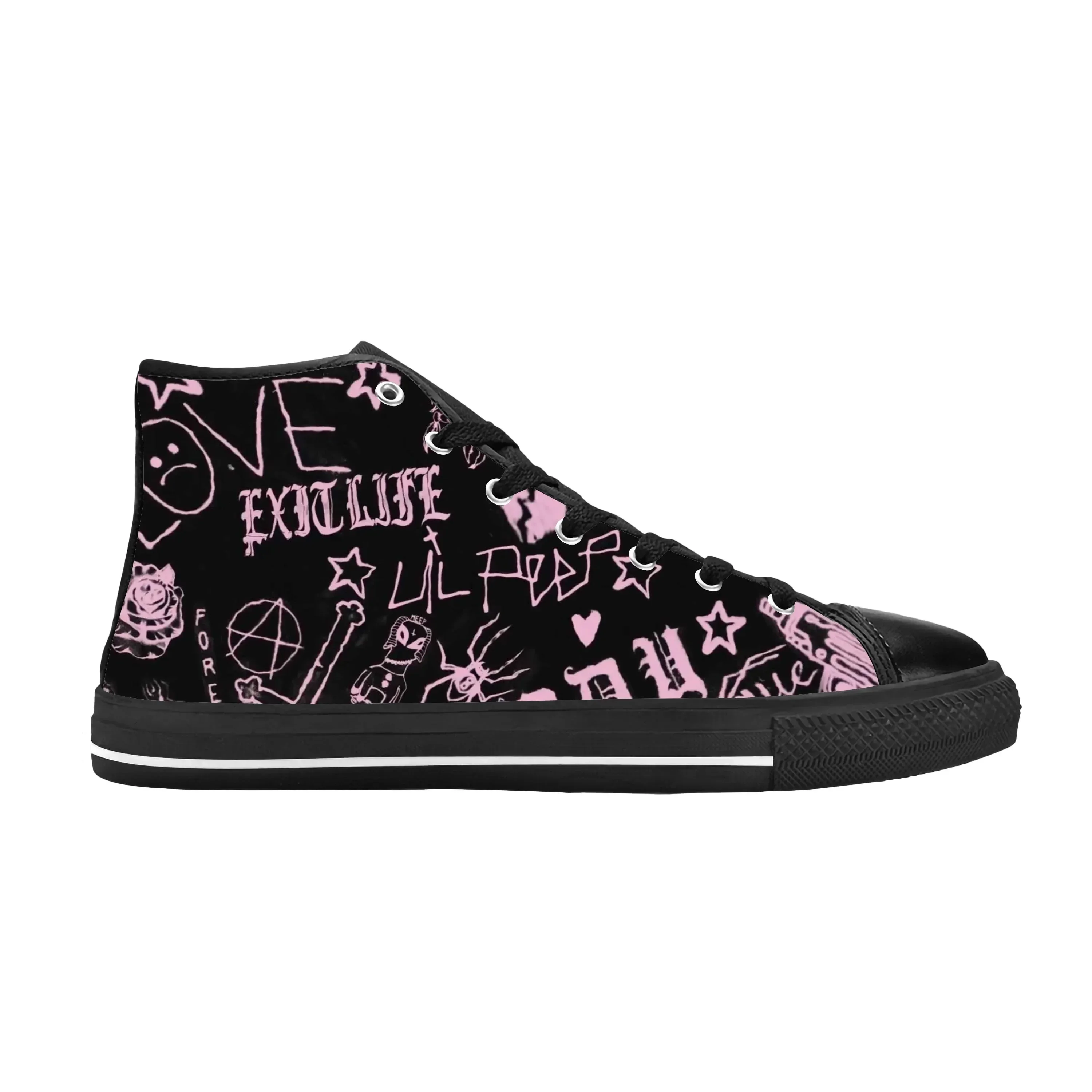 Hot Lil Peep Hip Hop Rap Rapper Music Singer Rock Casual Cloth Shoes High Top Comfortable Breathable 3D Print Men Women Sneakers
Hot Lil Peep Hip Hop Rap Rapper Music Singer Rock Casual Cloth Shoes High Top Comfortable Breathable 3D Print Men Women Sneakers
