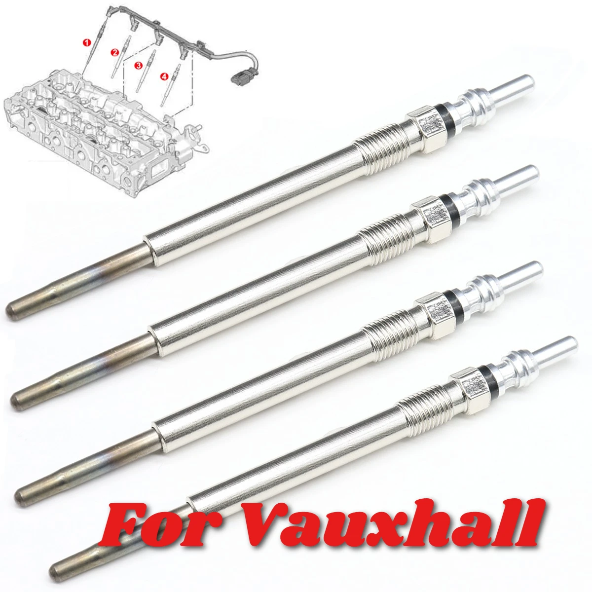 5V Diesel Heater Glow Plugs 1682276 1703269 1824690 9683195280 For Vauxhall Crossland X Crossland Grandland X Grandland Vivaro
5V Diesel Heater Glow Plugs 1682276 1703269 1824690 9683195280 For Vauxhall Crossland X Crossland Grandland X Grandland Vivaro
