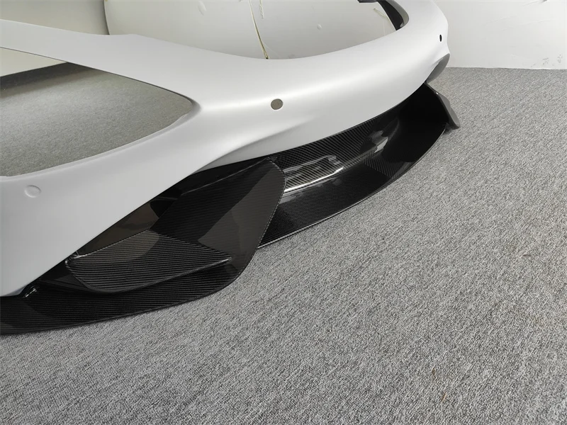 Used for Upgrading Mclaren 720S to 765LT Style Semi Carbon Fiber Front Bumper Front Lip Body Kit
Used for Upgrading Mclaren 720S to 765LT Style Semi Carbon Fiber Front Bumper Front Lip Body Kit