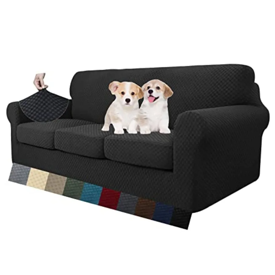 4 Pcs Couch Covers for 3 Cushion Couch Super Stretch Non Slip Couch Cover for Dogs Pet Friendly Elastic Jacquard Furniture Prot
4 Pcs Couch Covers for 3 Cushion Couch Super Stretch Non Slip Couch Cover for Dogs Pet Friendly Elastic Jacquard Furniture Prot