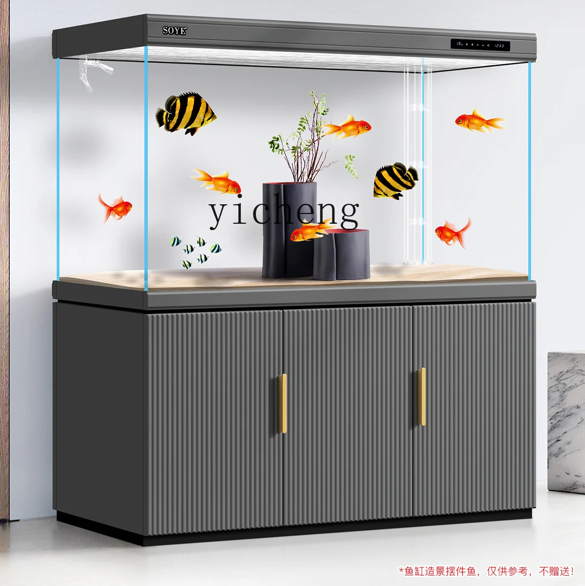 TQH living room large intelligent ecological bottom filter floor ultra-white household partition aquarium
TQH living room large intelligent ecological bottom filter floor ultra-white household partition aquarium