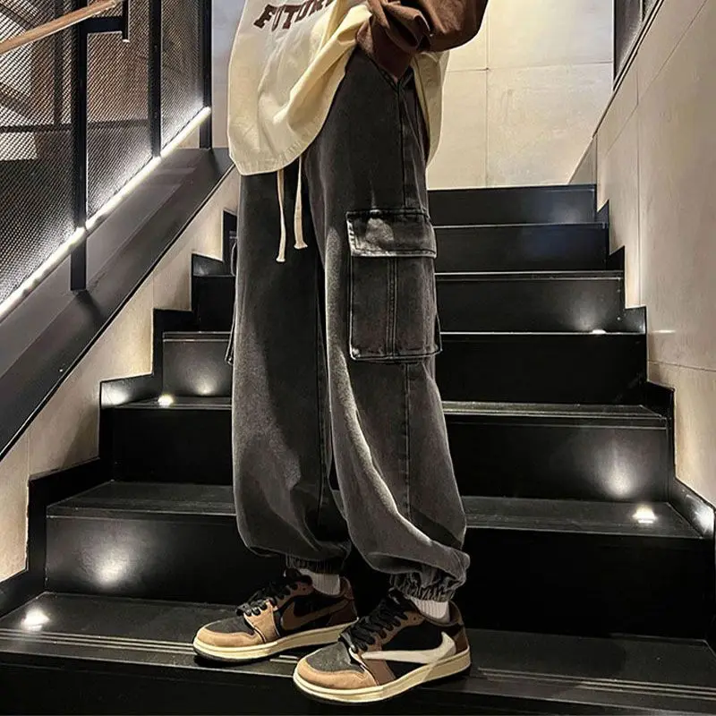 Spring Autumn Y2K Loose Casual All Match Jeans Man High Waist Trousers KPOP Fashion Long Pants Harajuku High Street Male Clothes
Spring Autumn Y2K Loose Casual All Match Jeans Man High Waist Trousers KPOP Fashion Long Pants Harajuku High Street Male Clothes
