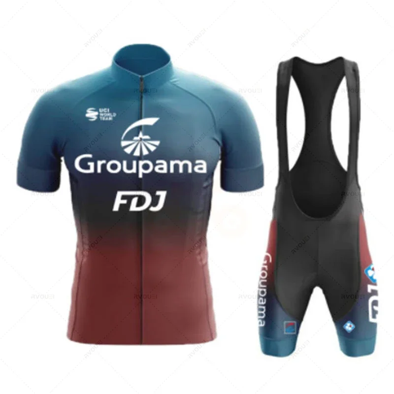New FDJ Team Men's Cycling Jersey Set Summer Cycling Clothing MTB Bike Clothes Uniform Maillot Ropa Ciclismo Hombre Bicycle Suit
New FDJ Team Men's Cycling Jersey Set Summer Cycling Clothing MTB Bike Clothes Uniform Maillot Ropa Ciclismo Hombre Bicycle Suit