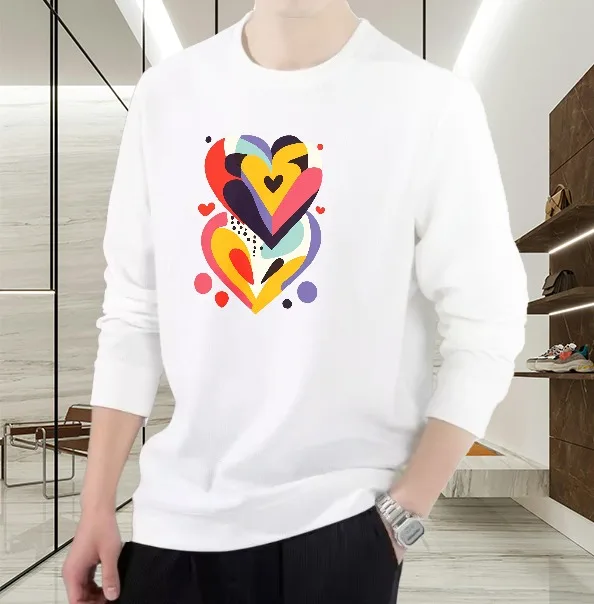 Футболка мужская осень Мужская одежда Эстетическая одежда Винтажная одежда 90-х годов Футболка с длинными рукавами и рисунком Красочные сердечки Bsketball High
Футболка мужская осень Мужская одежда Эстетическая одежда Винтажная одежда 90-х годов Футболка с длинными рукавами и рисунком Красочные сердечки Bsketball High