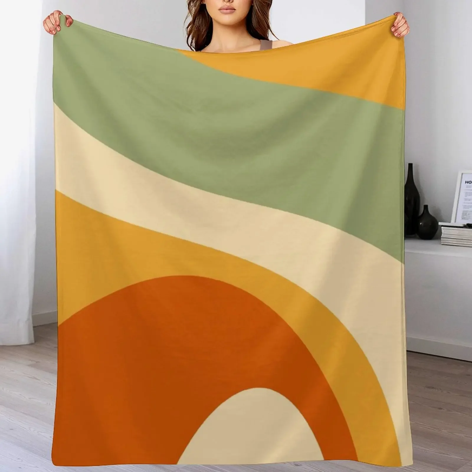 70s Retro Groovy Pattern Green, Cream, Yellow, Orange and Terracotta 2 Throw Blanket Cute Plaid Single Blankets 
70s Retro Groovy Pattern Green, Cream, Yellow, Orange and Terracotta 2 Throw Blanket Cute Plaid Single Blankets