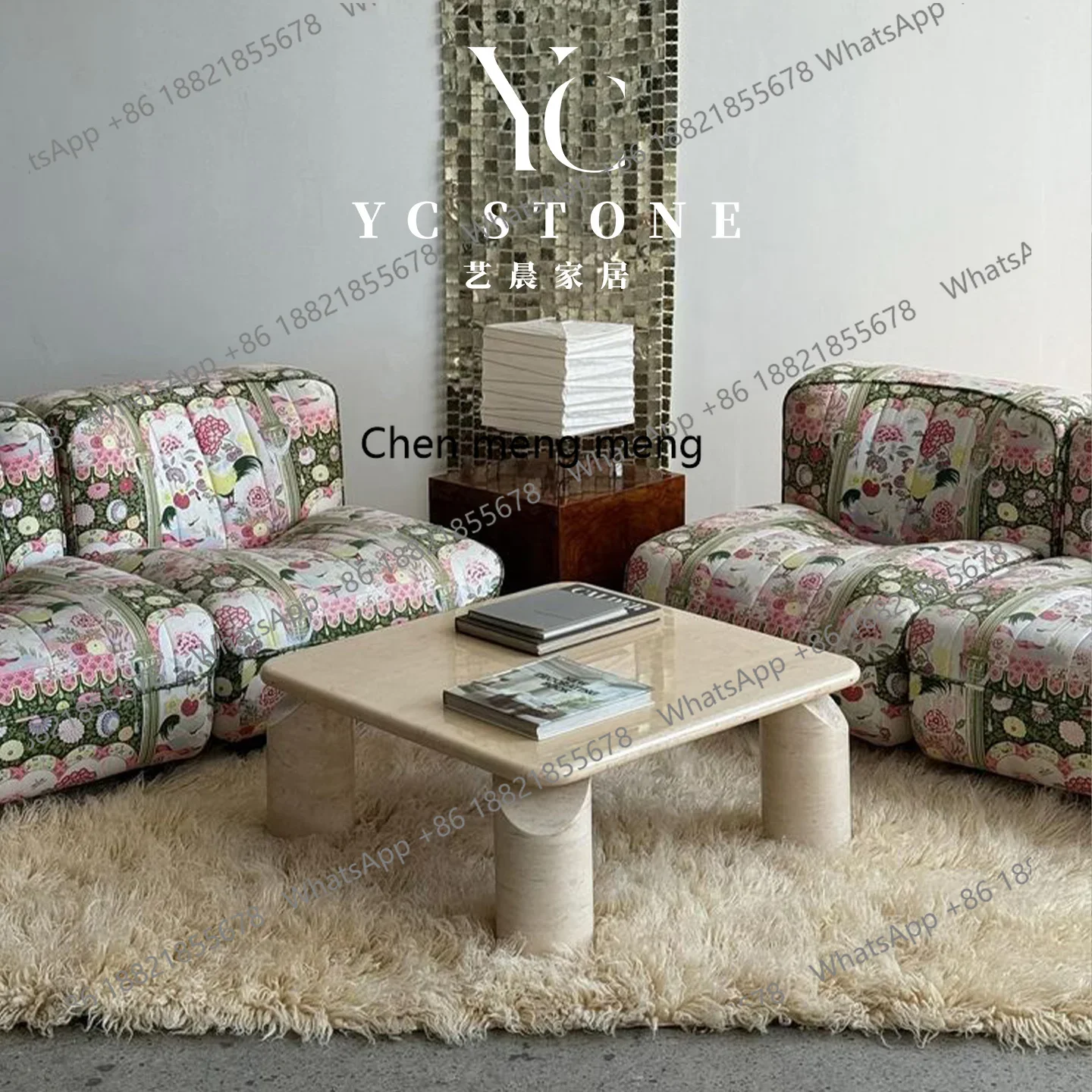 New arrive Modern simple natural travertine coffee table artistic sense living room custom high-end coffee table
New arrive Modern simple natural travertine coffee table artistic sense living room custom high-end coffee table