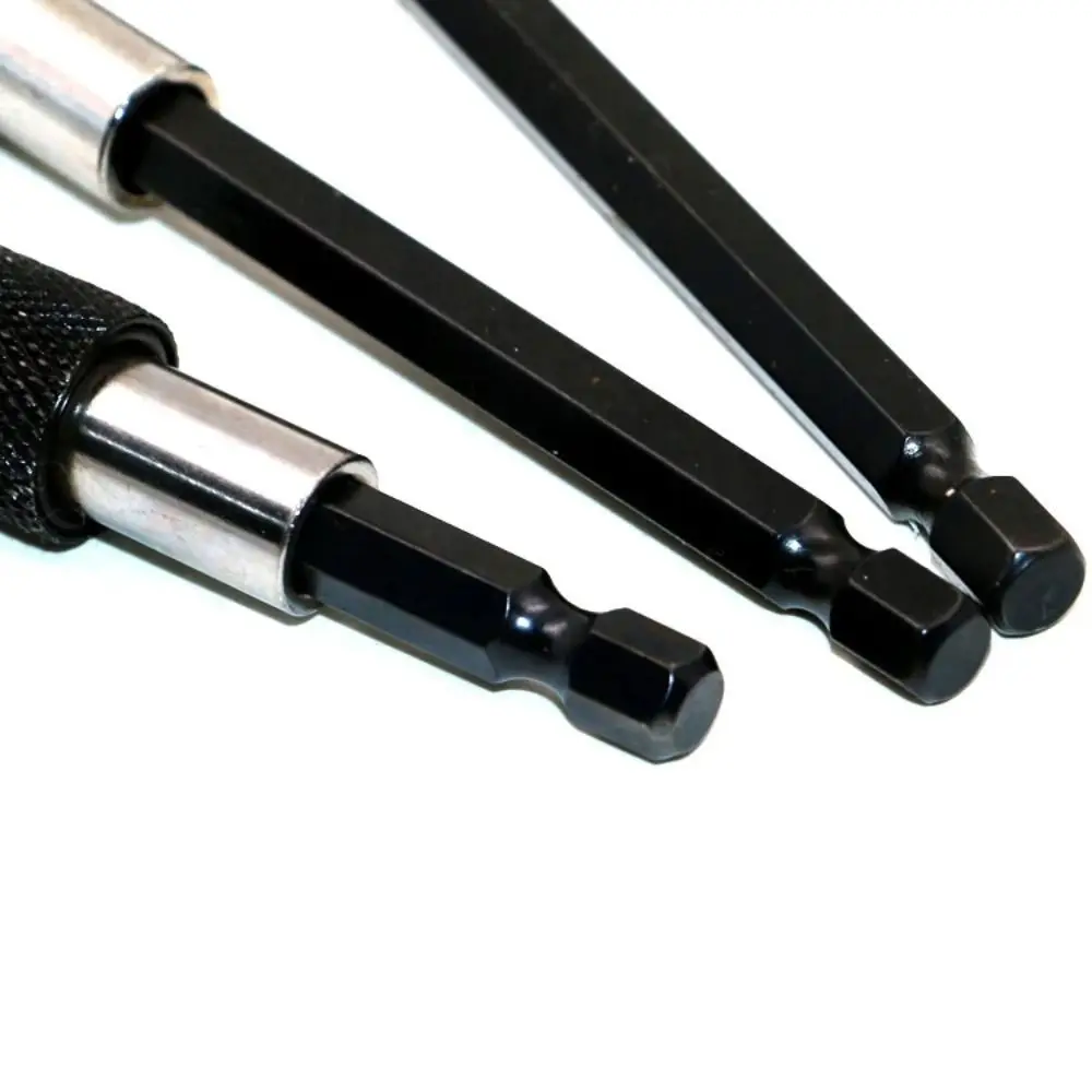 3Pcs/Set Self-locking Screw Bit Extension Rod Quick Transfer 60-150mm Hexagonal Screwdriver Extension Rod Quick Release Non-slip 
3Pcs/Set Self-locking Screw Bit Extension Rod Quick Transfer 60-150mm Hexagonal Screwdriver Extension Rod Quick Release Non-slip