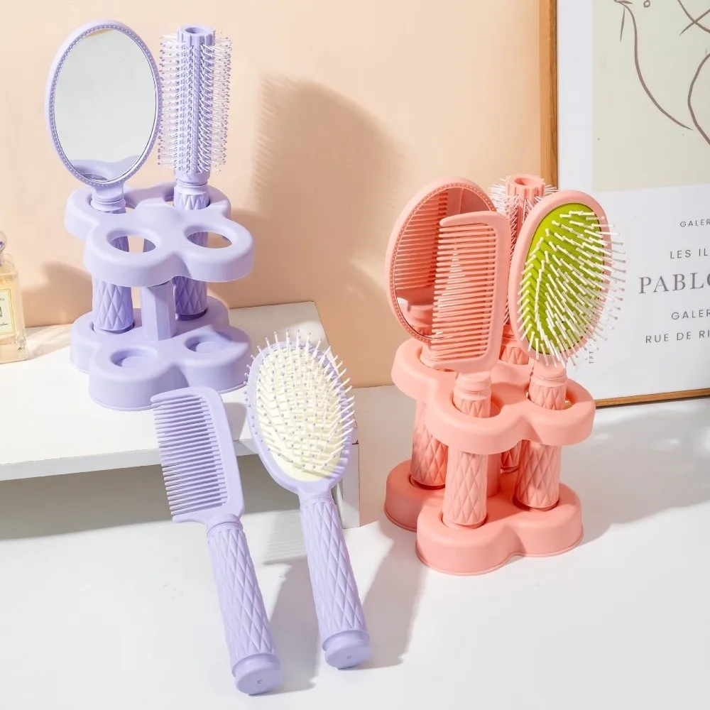 4Pcs Grooming Hair Comb Set Anti-static Styling Salon Air Cushion Hair Comb with Makeup Mirror Non-slip Massage Comb
4Pcs Grooming Hair Comb Set Anti-static Styling Salon Air Cushion Hair Comb with Makeup Mirror Non-slip Massage Comb