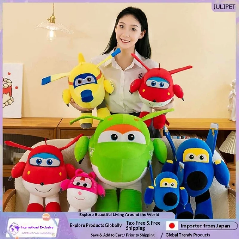 Аутентичная кукла Super Wings, плюшевая игрушка Lele, подушка для сна, детская кукла, подарок на Рождество, день рождения, коллекционная мягкая игрушка
Аутентичная кукла Super Wings, плюшевая игрушка Lele, подушка для сна, детская кукла, подарок на Рождество, день рождения, коллекционная мягкая игрушка